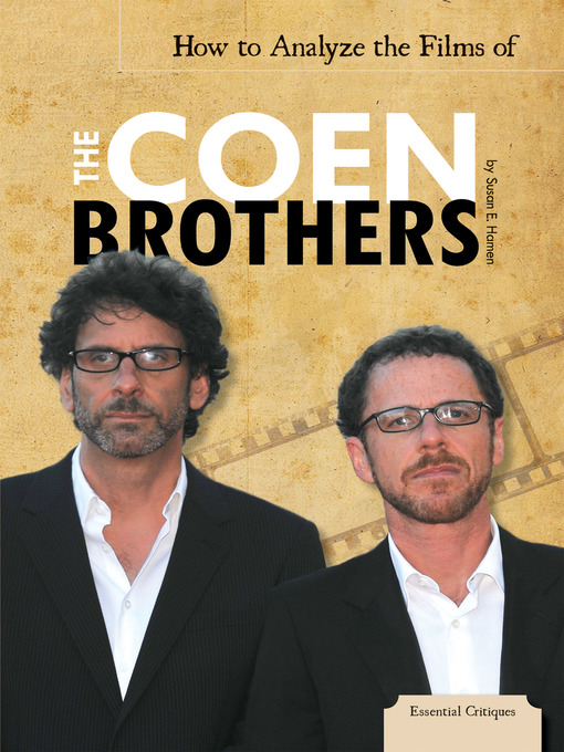 Title details for How to Analyze the Films of the Coen Brothers by Susan E. Hamen - Available